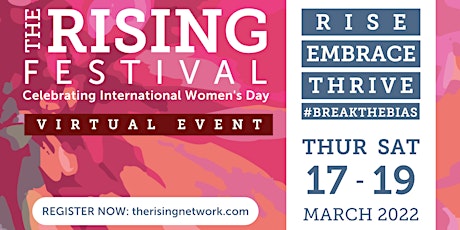 The Rising Festival 2022 Celebrating International Women's Day tickets