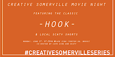 Somerville Community Movie Night Screening - Hook! primary image