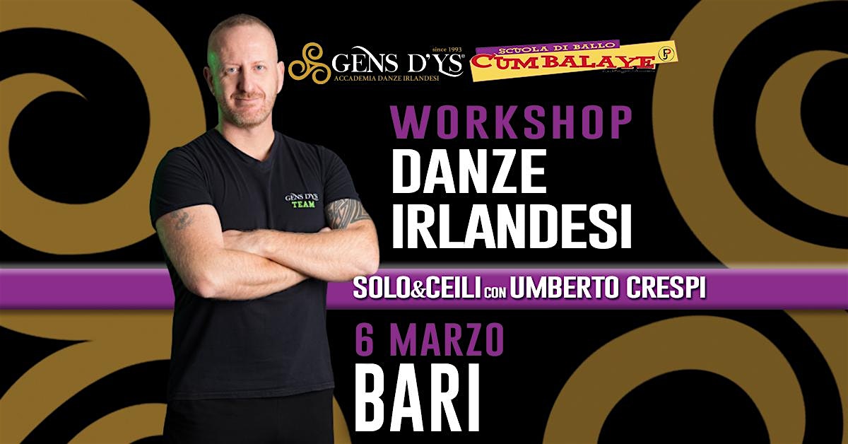 SUN, MAR 6, 2022 - Bari - Danze Irlandesi