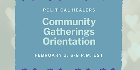 Community Gatherings Orientation tickets