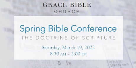 Spring Bible Conference tickets