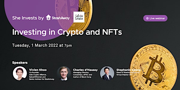 SatoshiWomen x She Invests by StashAway: Investing in Crypto and NFTs