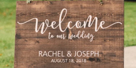 DIY Your Wedding Workshop 1: Welcome Signs tickets