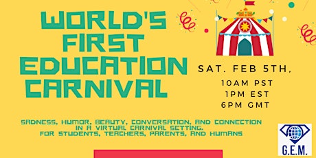 The Global Education Movement "Carnival" tickets