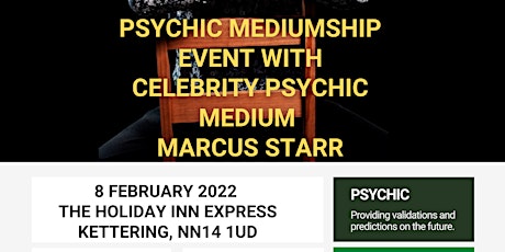 Psychic Mediumship with Marcus Starr at the Holiday Inn Express tickets