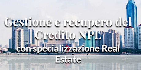 Webinar introduttivo Master Executive Gestione e Recupero Credito NPL biglietti