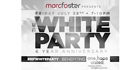 Marco Foster presents "The White Party" 2016 benefiting OHU #MFWhiteParty primary image