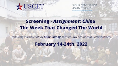 SCREENING – Assignment: China – The Week That Changed The World tickets