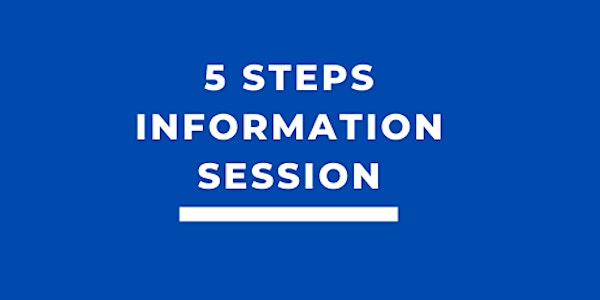 5 Steps to Rapid Employment Information Session (ON ZOOM)