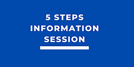 5 Steps to Rapid Employment Information Session (ON ZOOM) tickets