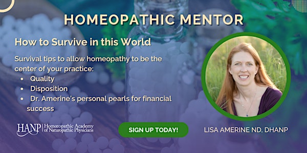 Homeopathic Mentor - How to Survive in this World