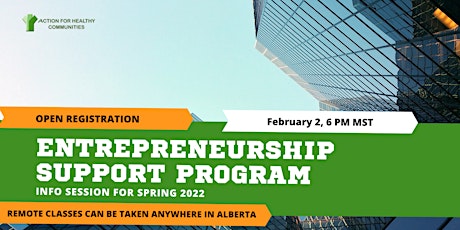 Info Session: Entrepreneurship Supports Program tickets