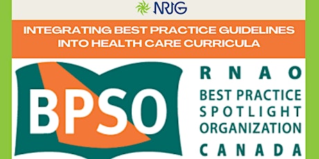 Integrating Best Practice Guidelines into health care curricula tickets
