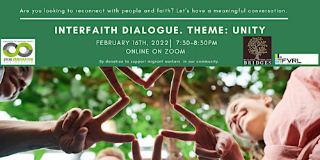 Interfaith Building Bridges Dialogue. Theme: Unity tickets