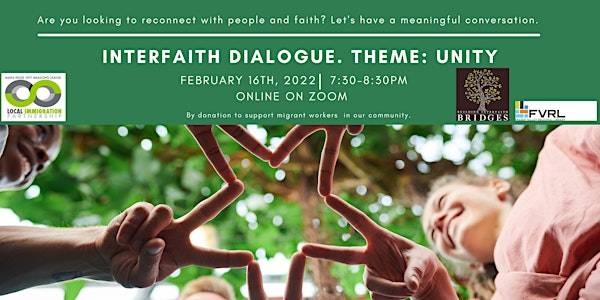 Interfaith Building Bridges Dialogue. Theme: Unity