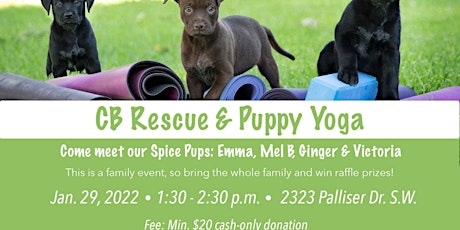 Puppies and Yoga Fundraiser Event! tickets