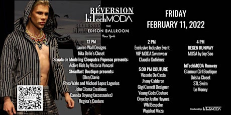 NYFW/ New York Fashion Week hiTechMODA Reversion - Friday Events tickets