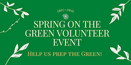 Spring on the Green - Volunteer Clean Up at Arena Green