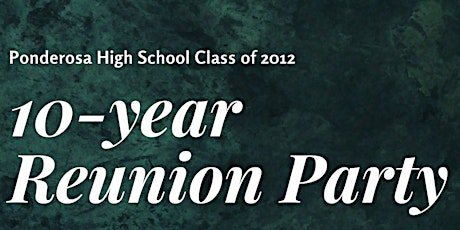 PHS 10-Year Reunion - Class of 2012 tickets
