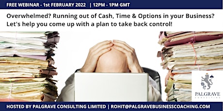 Webinar: Take back control of your Business and Let Go of Overwhelm tickets