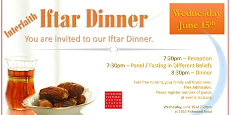 Interfaith Panel & Iftar Dinner primary image