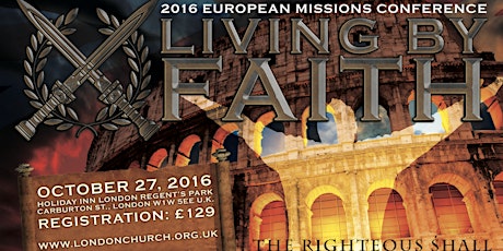 2016 European Missions Conference, "Living by Faith" primary image