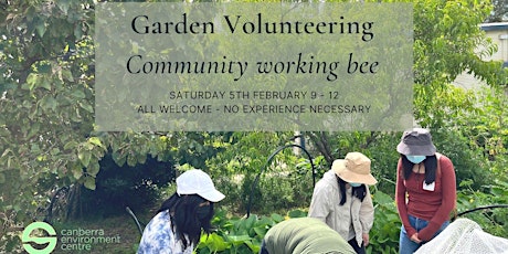 Garden Volunteering: Community Working Bee tickets