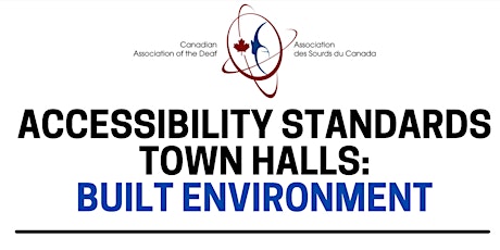 Accessibility Standards Town Halls: Built Environment - CENTRAL Provinces