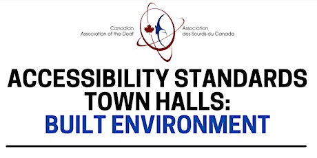 Accessibility Standards Town Halls: Built Environment- EAST Provinces