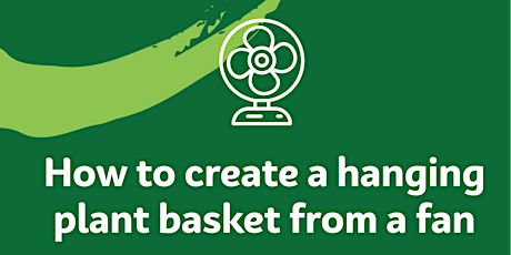 How to create a hanging plant basket from a fan tickets