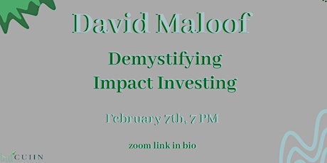 Demystifying Impact Investing ingressos