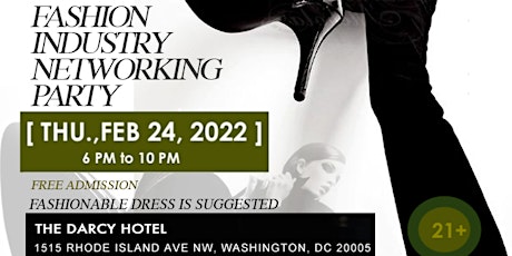 DC Fashion Week Fashion Industry Networking Party FEB 2022 tickets