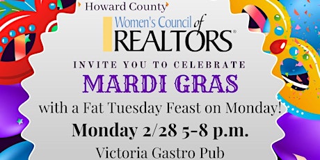 Mardi Gras with a Fat Tuesday Feast on Monday!Costume Contest!Prizes! tickets