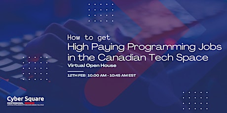 How to get High-Paying Programming Jobs in the Canadian Tech Space tickets