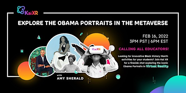 Explore the Obama Portraits in the Metaverse with Artist Amy Sherald