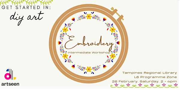 Get Started In: DIY Art | Embroidery Intermediate Workshop