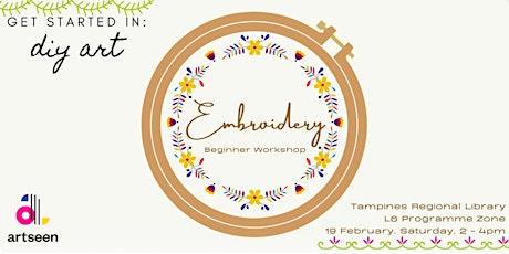 Get Started In: DIY Art | Embroidery Beginner Workshop tickets