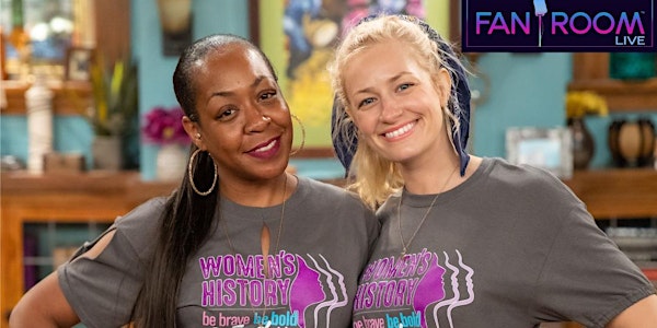 Tichina Arnold & Beth Behrs host FanRoom Live for WeWin Foundation 2.16.22