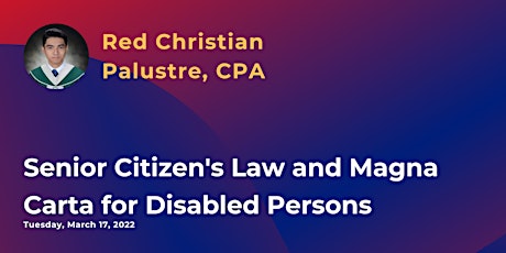 Senior Citizen’s Law and Magna Carta for Disabled Persons primary image