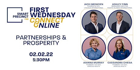 First Wednesday Connect - FEB 2022 - ONLINE ONLY tickets