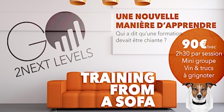 Image principale de Training from a sofa -Prise de parole en public: détendez-vous, ça va aller