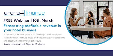 Free webinar: Forecasting profitable revenue in your hotel business