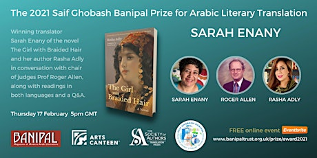 The Saif Ghobash Banipal Prize for Arabic Literary Translation-Sarah Enany tickets