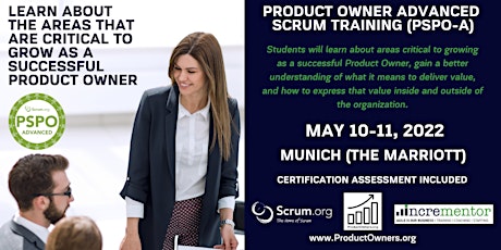 Certified Training | Professional Scrum Product Owner - Advanced (PSPO-A) Tickets