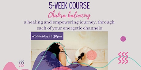 5 weeks Sound healing Journey/ Chakra balancing course primary image