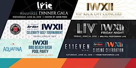 12th Annual Irie Weekend All Weekend Packages primary image