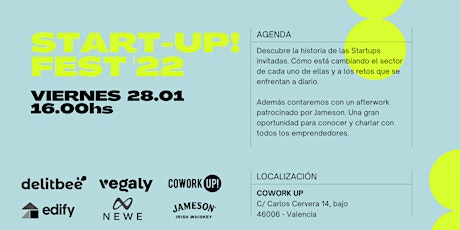 Start-Up! Fest 2022 - Valencia entradas