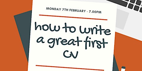How to Write Your Great First CV tickets