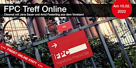 FPC Treff Online – Diesmal mit Jana Sauer und Arnd Festerling Tickets