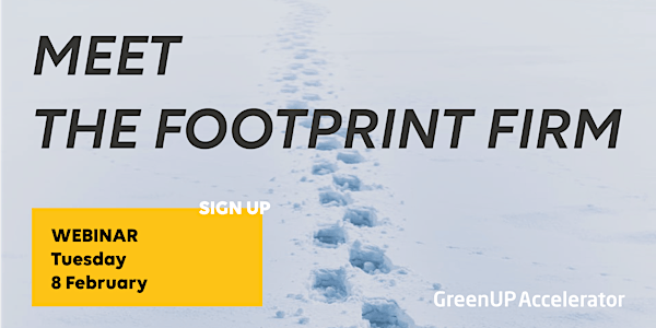 GreenUP Accelerator - Meet the Footprint Firm